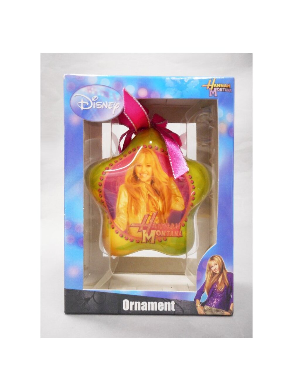 Disney Hanna Montana Star  Ornament -New in box, Miley Cyrus
